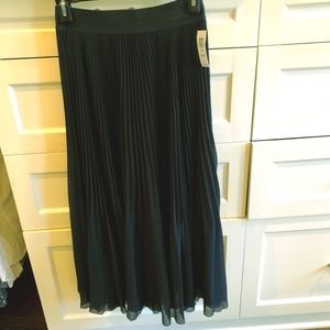 Aritzia Wilfred long pleated skirt